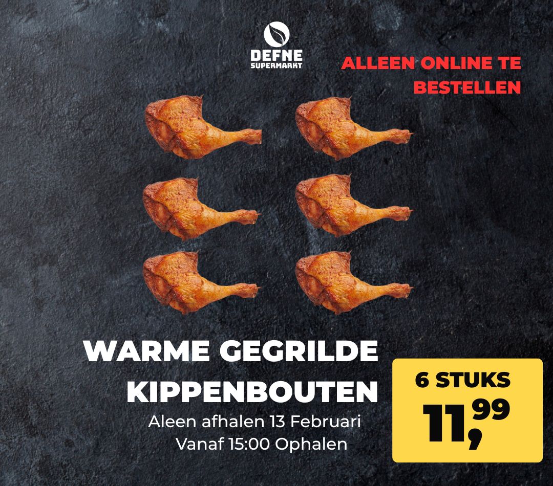 6 Stuks Kippenpoten Gegrild